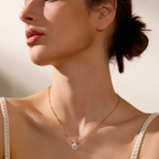 Colar com Pingente Flor Natural Shell Premium