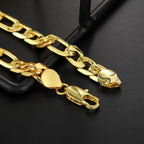 Pulseira de Elos Masculina Banhada a Ouro 18K