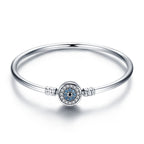 Pulseira de Berloque Olho Grego - Prata 925