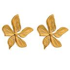Brinco Flor Dourada