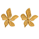 Brinco Flor Dourada