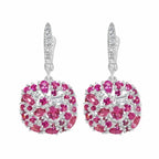 Brinco Cravejado com Zircônias Rose