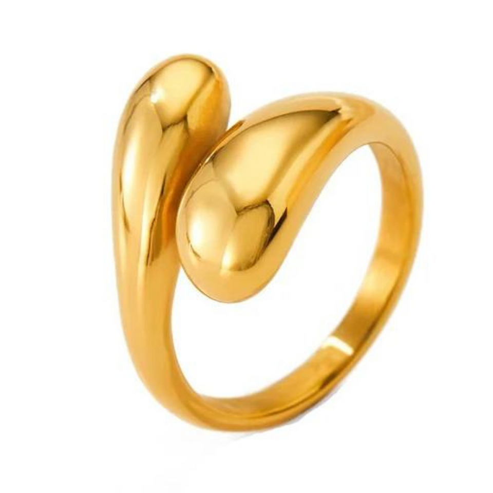 Anel Viena Banhado a Ouro 18k