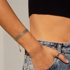 Pulseira Malha Prata