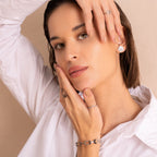 Bracelete Geométrica Prata
