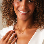 Colar de Inicial Banhado a Ouro 18K