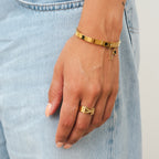 Anel Siena Banhado a Ouro 18k