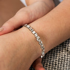 Bracelete Cravejado Prata