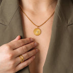 Colar Pendente Albany Banhado a Ouro 18K