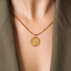 Colar Pendente Albany Banhado a Ouro 18K