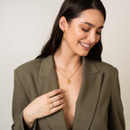 Colar Pingente de Cobra Dourado Banhado a Ouro 18K