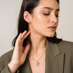 Brinco Argola Banhado em Ouro 18K