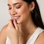 Brincos Argola Dupla Solea Banhado a Ouro 18K