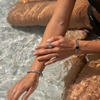 Pulseira Grossa com Pedra de Onix