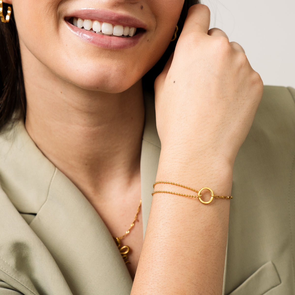 Pulseira Bali Banhada a Ouro 18K
