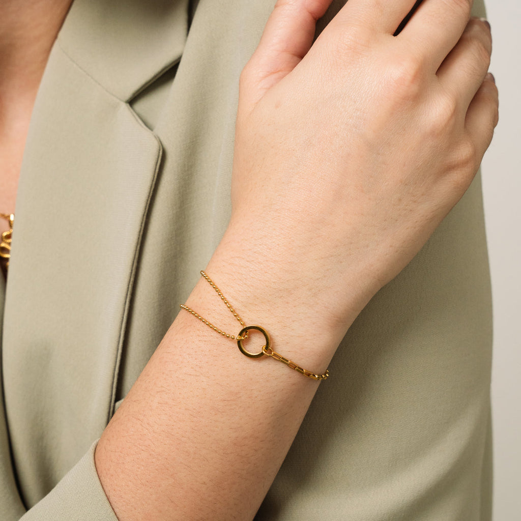 Pulseira Bali Banhada a Ouro 18K