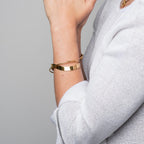 Bracelete Duplo Fio Banhado a Ouro 18k