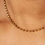 Colar Joulé com Esferas Banhado a Ouro 18K