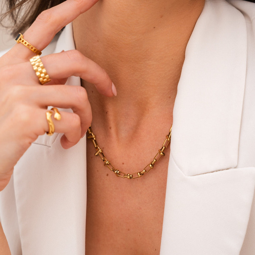 Colar Cairo Banhado a Ouro 18k