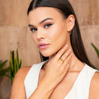 Brinco Argola Catania Banhado a Ouro 18K