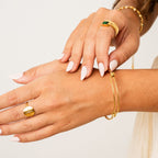 Bracelete Milano Trançado Banhado a Ouro 18k