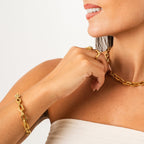 Pulseira Camden Banhado a Ouro 18k