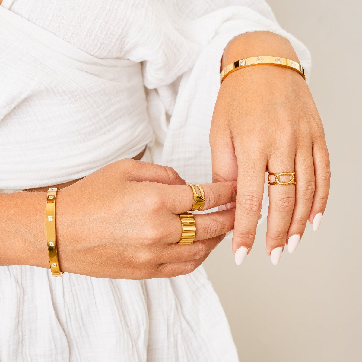 Bracelete Vienna com Pedras de Zircônia