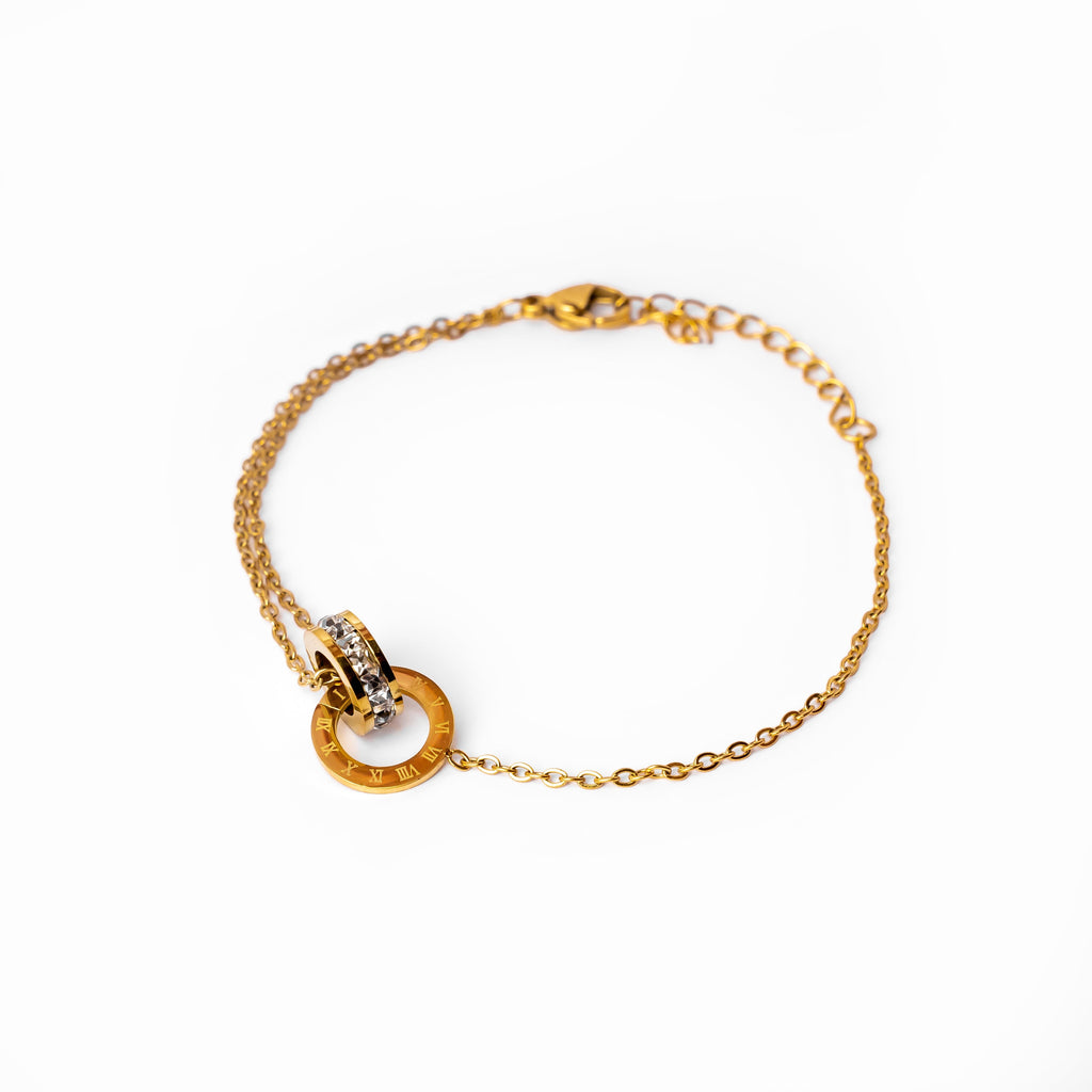 Pulsera Entrelaçados Roman com Zircônia