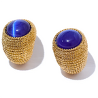 Brinco Texturizado Dourado