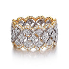 Anel Luxury Cravejado com Zircônias