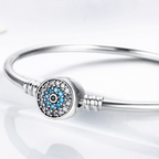 Pulseira de Berloque Olho Grego - Prata 925