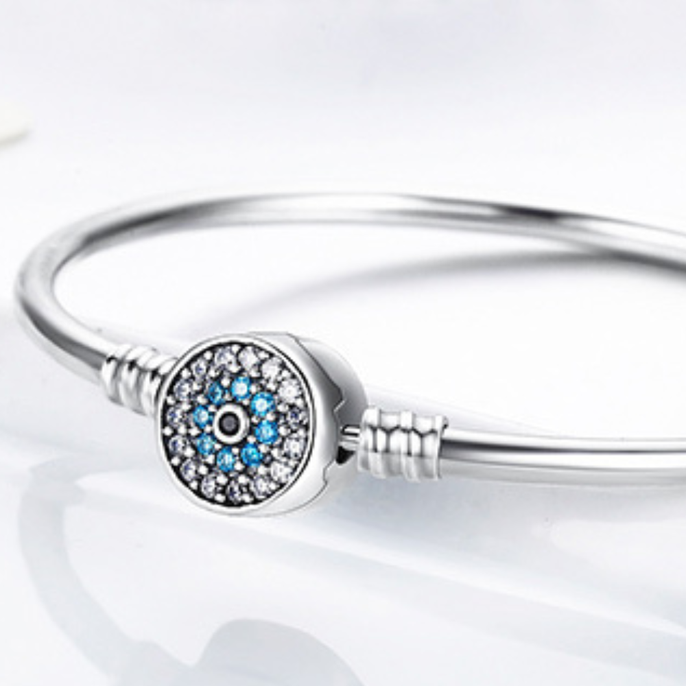 Pulseira de Berloque Olho Grego - Prata 925