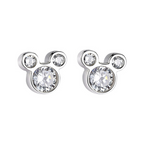 Brinco Mickey - Prata 925
