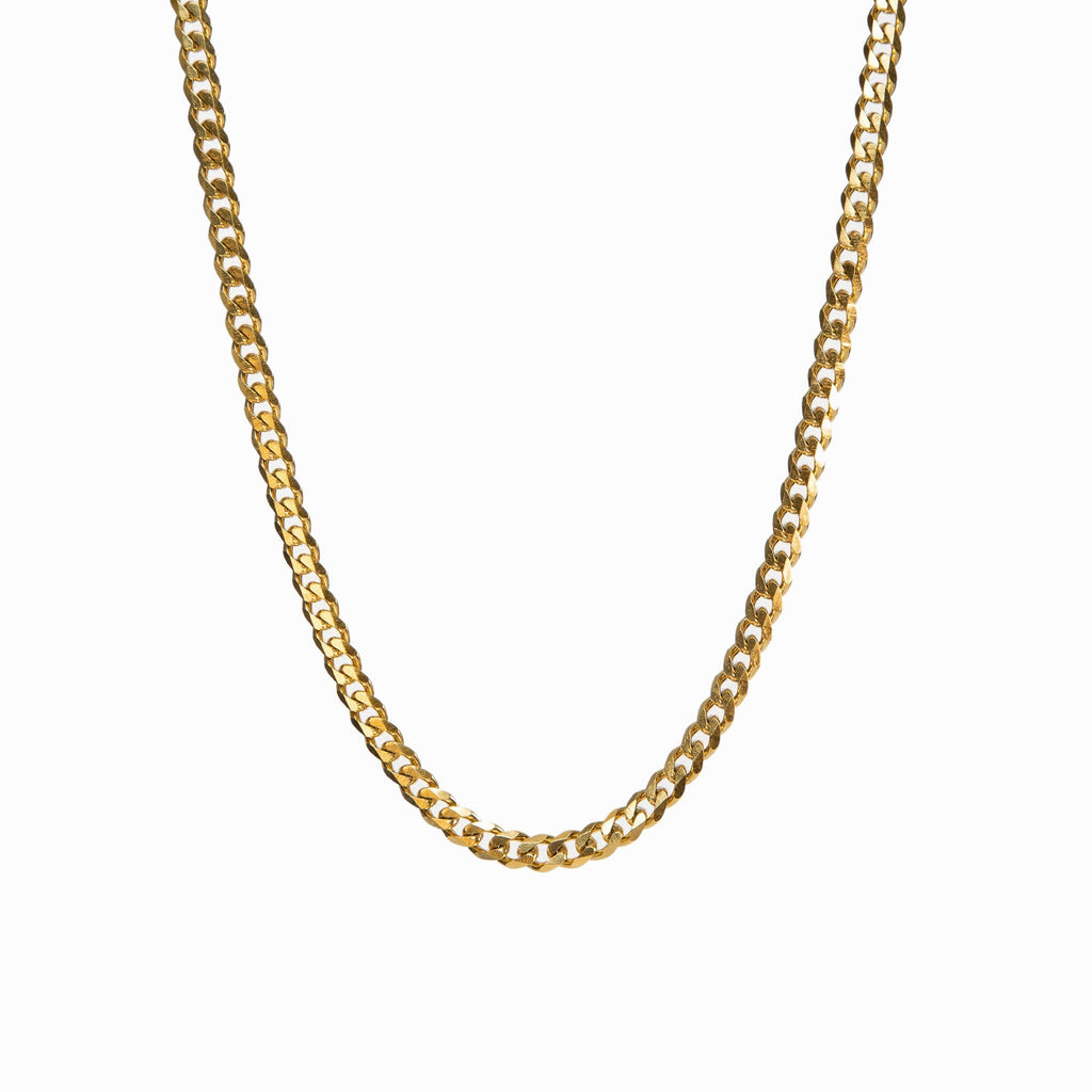 Colar Estilo Corrente Banhado a Ouro 18K