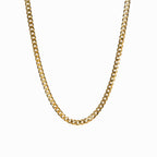 Colar Estilo Corrente Banhado a Ouro 18K