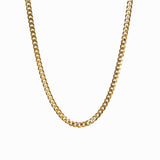 Colar Estilo Corrente Banhado a Ouro 18K